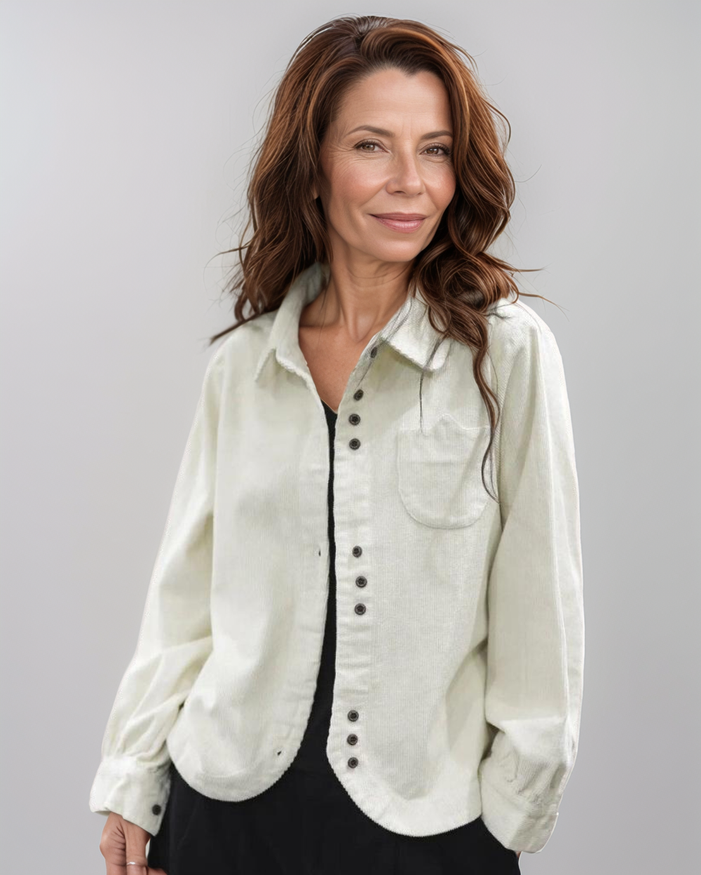 Avenelle Dames Herfst Vintage Corduroy Jas